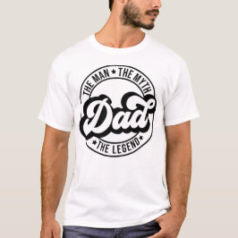Papa Vaderdag Vader Verjaardag Papa Dada Popa T-shirt