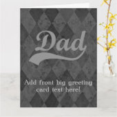 Papa Vaderdag van de Schaduwen van de harlekijn de Kaart (Gele Bloem)