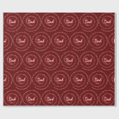 Papa - vaders cadeaupapier (Vlak)