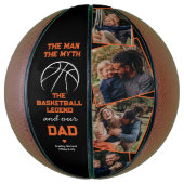 Papa Vaders Dag 4 Foto Keepsake Basketbal (Verticaal)