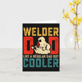 Papa Vaders Dag Cool Lassen Papa Opa Mannen Kaart (Gele Bloem)