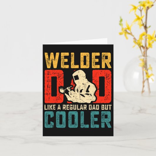 Papa Vaders Dag Cool Lassen Papa Opa Mannen Kaart (Gele Bloem)