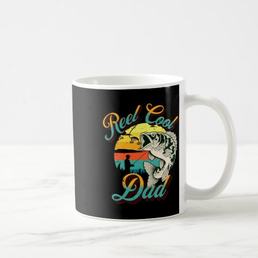 Papa Vaders Dag Gift Echt Cool Papa Vist Koffiemok (Rechts)