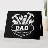 Papa van alle beroepen -  Mannen Handyman Tools Bedankkaart (Voorkant)