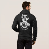 Papa van alle beroepen -  Mannen Handyman Tools  Hoodie (Achterkant volledig)