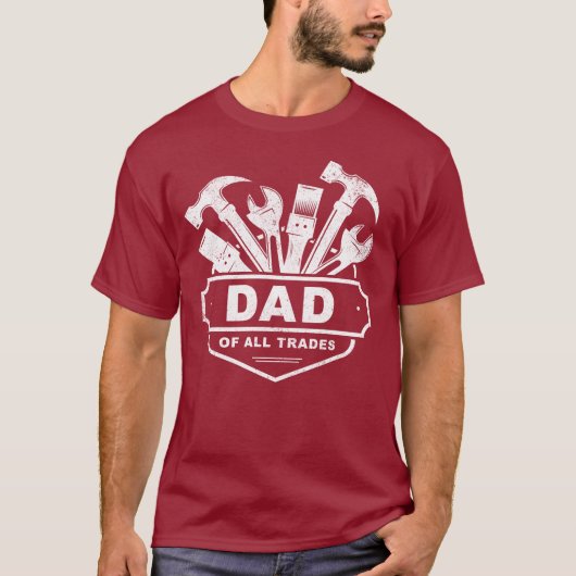 Papa van alle beroepen - Mannen Handyman Tools T-shirt (Voorkant)