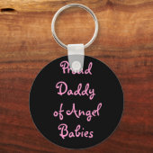 Papa van Angel Babies Sleutelhanger (Voorkant)