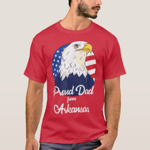 Papa van Arkansas Happy Vaderdag T-shirt