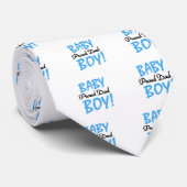 Papa van Baby Boy Tshirts en Gifts Stropdas (Opgerold)