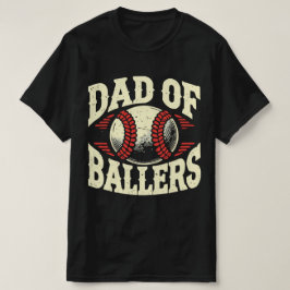 Papa van Ballers honkbal T-shirt