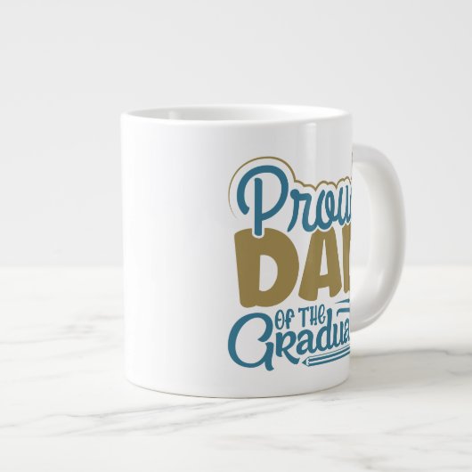 Papa van de Afstuderen Grote Koffiekop (Voorkant rechts)