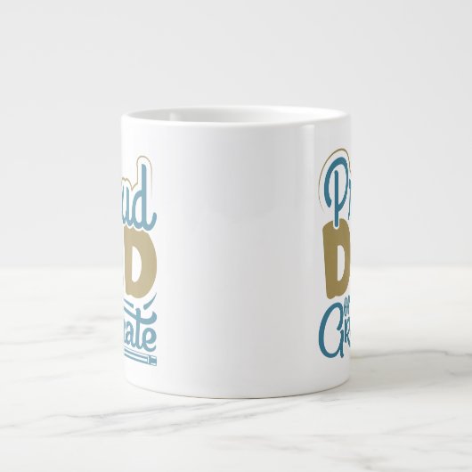 Papa van de Afstuderen Grote Koffiekop (Voorkant)