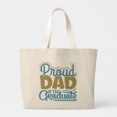 Papa van de Afstuderen Grote Tote Bag (Achterkant)