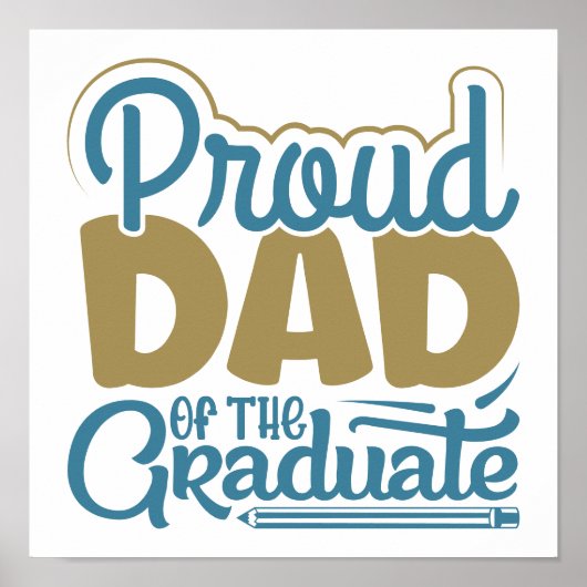 Papa van de Afstuderen Poster (Voorkant)