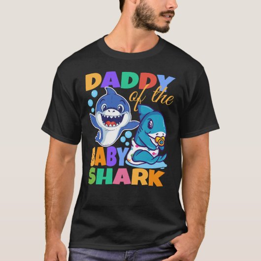 Papa van de Baby haai T-shirt (Voorkant)