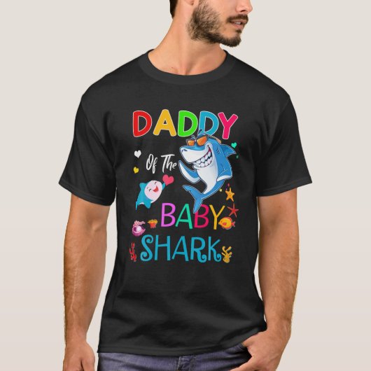 Papa van de Baby haaienjongen, meisje, Kinderen D T-shirt (Voorkant)