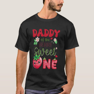 Papa van de Berry First Birthday Girl Sweet One S T-shirt