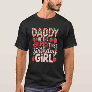Papa van de Berry First Birthday Girl Sweet Straw T-shirt