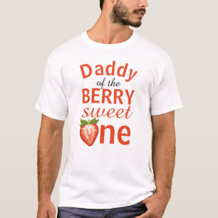 Papa van de bes zoete een Aardbei T-shirt