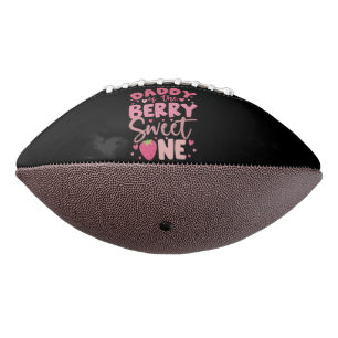 Papa van de Bessie Zoete Eén Aardbei Verjaardag American Football