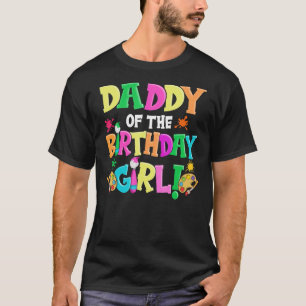 Papa van de 'Birthday Girl Artist Vader Pap T-shirt