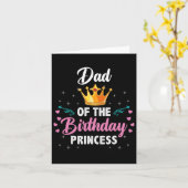 Papa van de Birthday Princess Kaart (Gele Bloem)