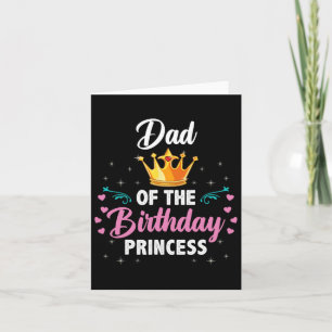 Papa van de Birthday Princess Kaart