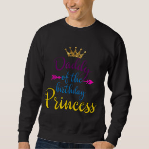 Papa van de Birthday prinses Matching Family Trui