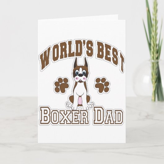 Papa van de Bokser van de wereld de Beste Kaart (Voorkant)