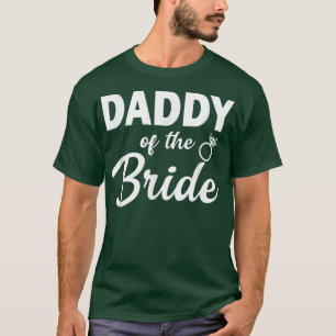 Papa van de Bride Coordinating Wedding Party T-shirt