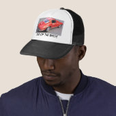 Papa van de Bride Corvette Trucker Pet (In situ)