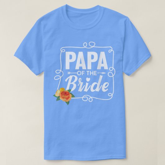 Papa van de Bride voor een vader T-shirt (Design voorkant)