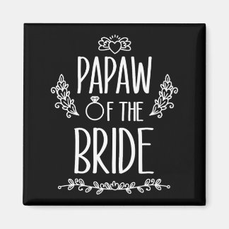 Papa van de bruid bruiloft familie magneet