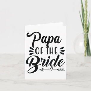 Papa van de bruid huwelijksfeest familie bruids Sh Kaart
