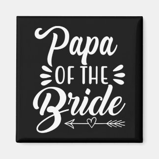 Papa van de bruid huwelijksfeest familie bruids Sh Magneet