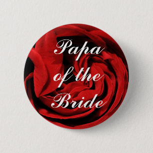 Papa van de bruid ronde button 5,7 cm