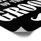 Papa van de bruidegom T Shirt Funny Wedding Bachel Poster (Hoek)