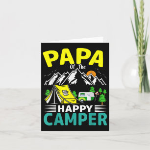 Papa van de camper papa 1e verjaardag familie camp kaart