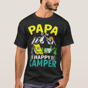 Papa van de Camper Vader 1e Verjaardag Familie Cam T-shirt