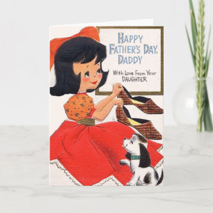  papa van de Daughter Vaderdag Card Kaart