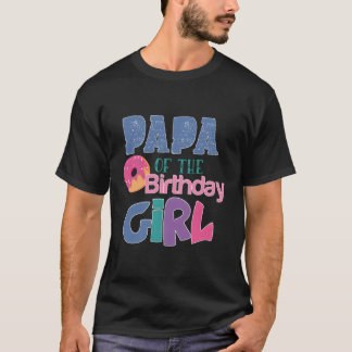 Papa van de Donuts Theme Family T-shirt