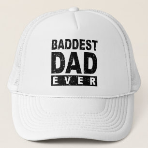 Papa van de drietappe - zwart trucker pet