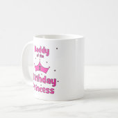 Papa van de eerste Birthday prinses. Koffiemok (Voorkant links)