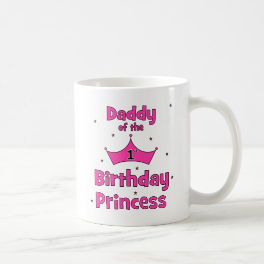 Papa van de eerste Birthday prinses. Koffiemok (Rechts)