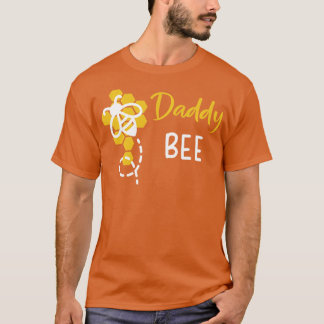Papa van de eerste verjaardag van de bijen t-shirt