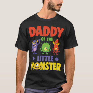 Papa van de familie van de kleine Monster Birthday T-shirt