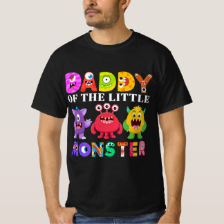Papa van de familie van de kleine Monster Birthday T-shirt