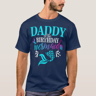 Papa van de familie van de zeemeerminnen, lang t-shirt
