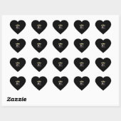 Papa van de jarige prinses - 1 jaar oud E Hart Sticker (Vel)