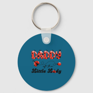 Papa van de kleine dame verjaardag meisje lievehee sleutelhanger